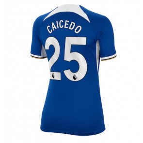 Chelsea Moises Caicedo #25 Hemmatröja Kvinnor 2023-24 Kortärmad